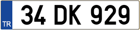Truck License Plate